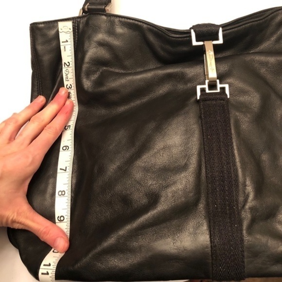 Cole haan black leather bag - Picture 3 of 10